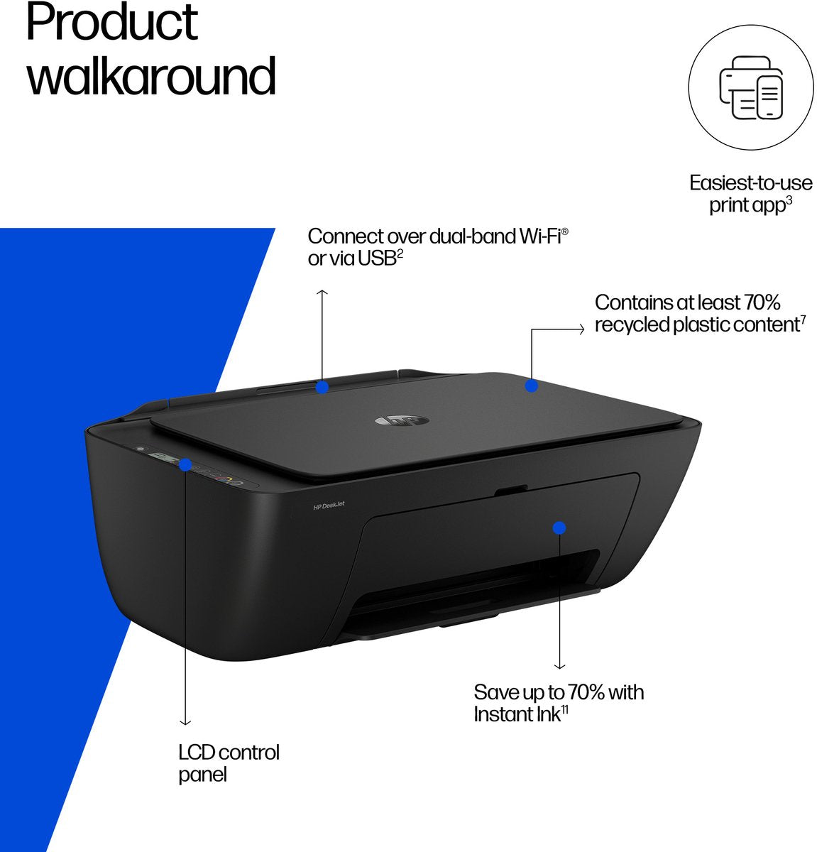 HP DeskJet 2910  All-in-One Kleurenprinter  Printen, Scannen en Kopiëren  WiFi
