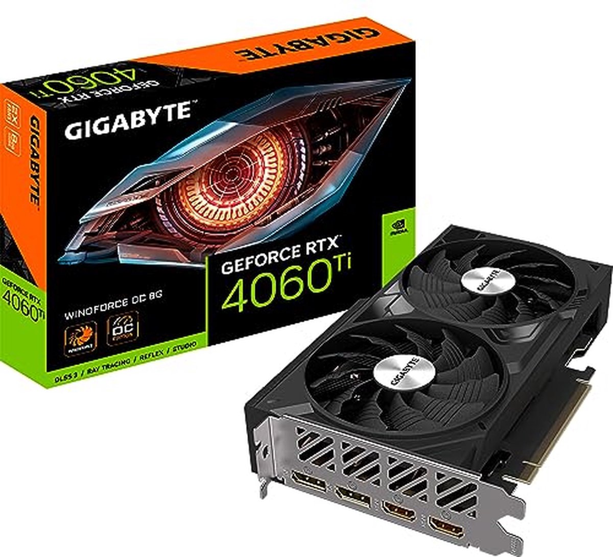 Gigabyte RTX4060 TI Windforce 8GB GDDR6 2xHDMI 2xDP