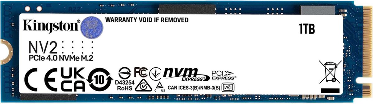 SSD 1TB Kingston M.2 PCI-E NVMe GEN4 NV2