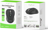 Rixus RXWM03 Aero Compact Mouse oplaadbaar Black
