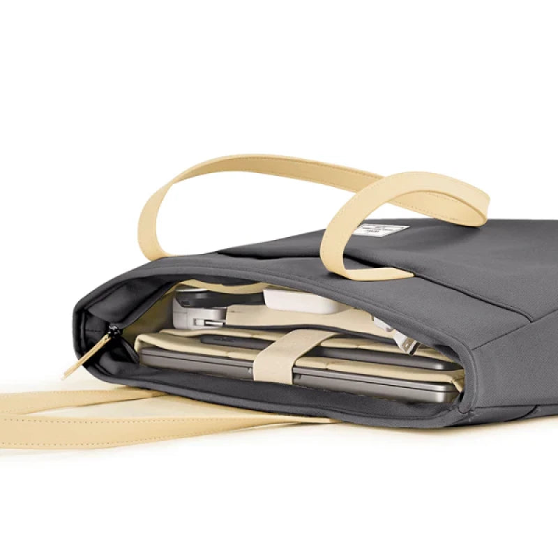 WiWU Ora Tote Lady 16" Laptop Handbag – Waterproof, Multi-Pocket Design with Laptop Compartment & Large Capacity for Women