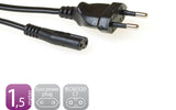 Ewent ew9181 230V Connection Cable Euro male - C7 female 1.5 Meter