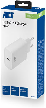 EWENT ew1320 USB-C Fast Charger 20W for Tablet and Smartphone ( AC2100 )
