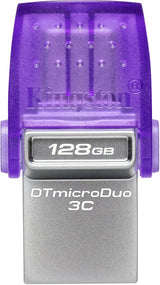 Kingston Technology DataTraveler 128GB microDuo 3C 200 MB/s dubbele USB-A + USB-C