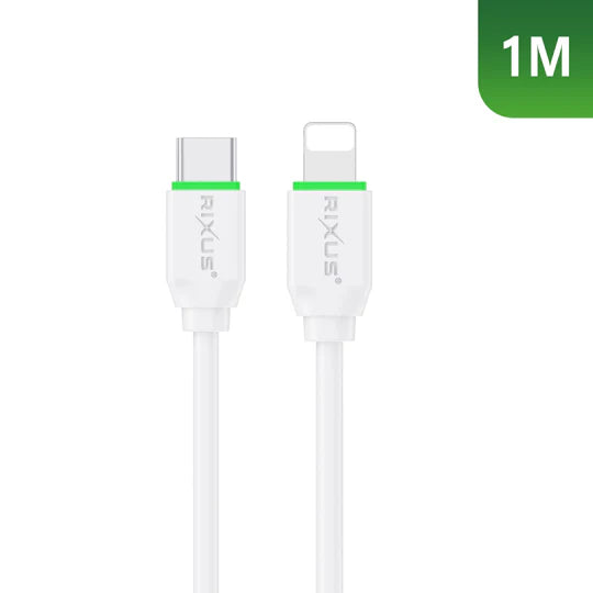 Rixus RX2022S Fast Cable Serie For USB-C to Lightning