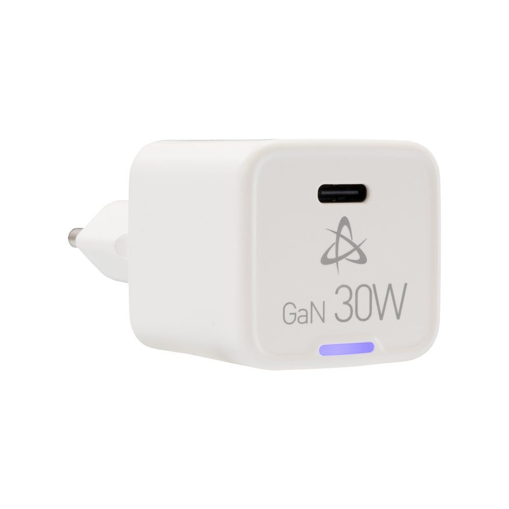 SBOX USB Oplader HC-30 , 30W GaN , USB Type-C , Wit