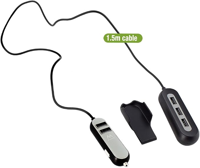 Ewent EW1355 USB AUTOLADER 2+3 POORTS 10.8A