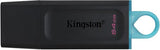 Kingston 64GB USB Stick - USB 3.2 Gen 1 - DataTraveler Exodia - Zwart
