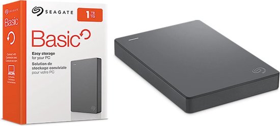 Seagate Basic HDD Basic externe harde schijf 1TB Zilver