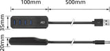 ACT USB-A hub 3.0, 4 poorts USB-A AC6320