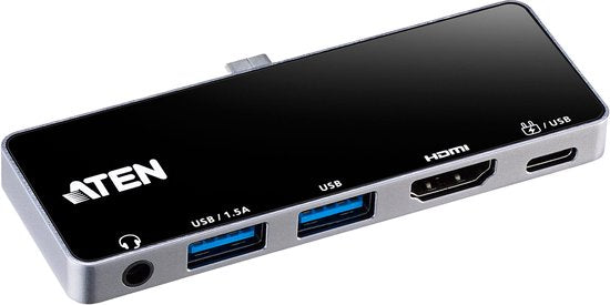 Aten USB-C Travel Dock 5 in 1 with Power Pass Through