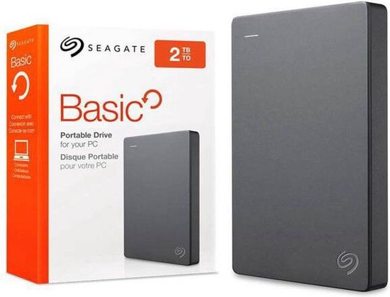 Seagate Basic externe harde schijf 2TB Zilver