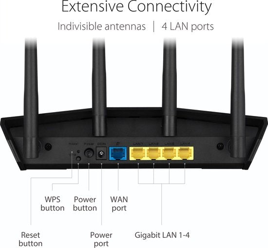 ASUS WL-Router RT-AX57 AX3000 AiMesh