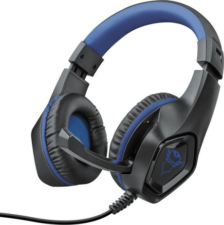 Trust GXT 404B Rana, Bedraad, Gamen, 20 - 20000 Hz, 225 g, Headset, Zwart, Blauw