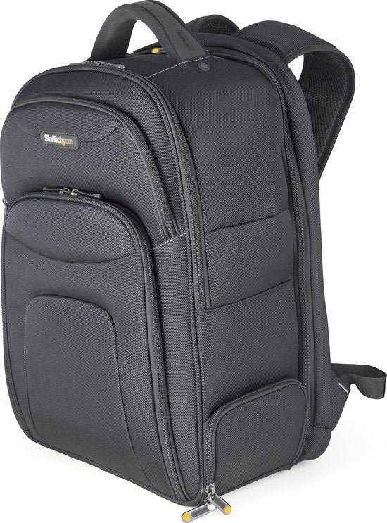 17.3" Laptop Rugzak met Verwijderbare Opbergtas voor Accessoires, Professionele IT Tech Backpack, Werk/Reizen/Pendelen, Ergonomische Computer Tas, Duurzaam Ballistisch Nylon, Notebook/Tablet Vakken NTBKBAG173