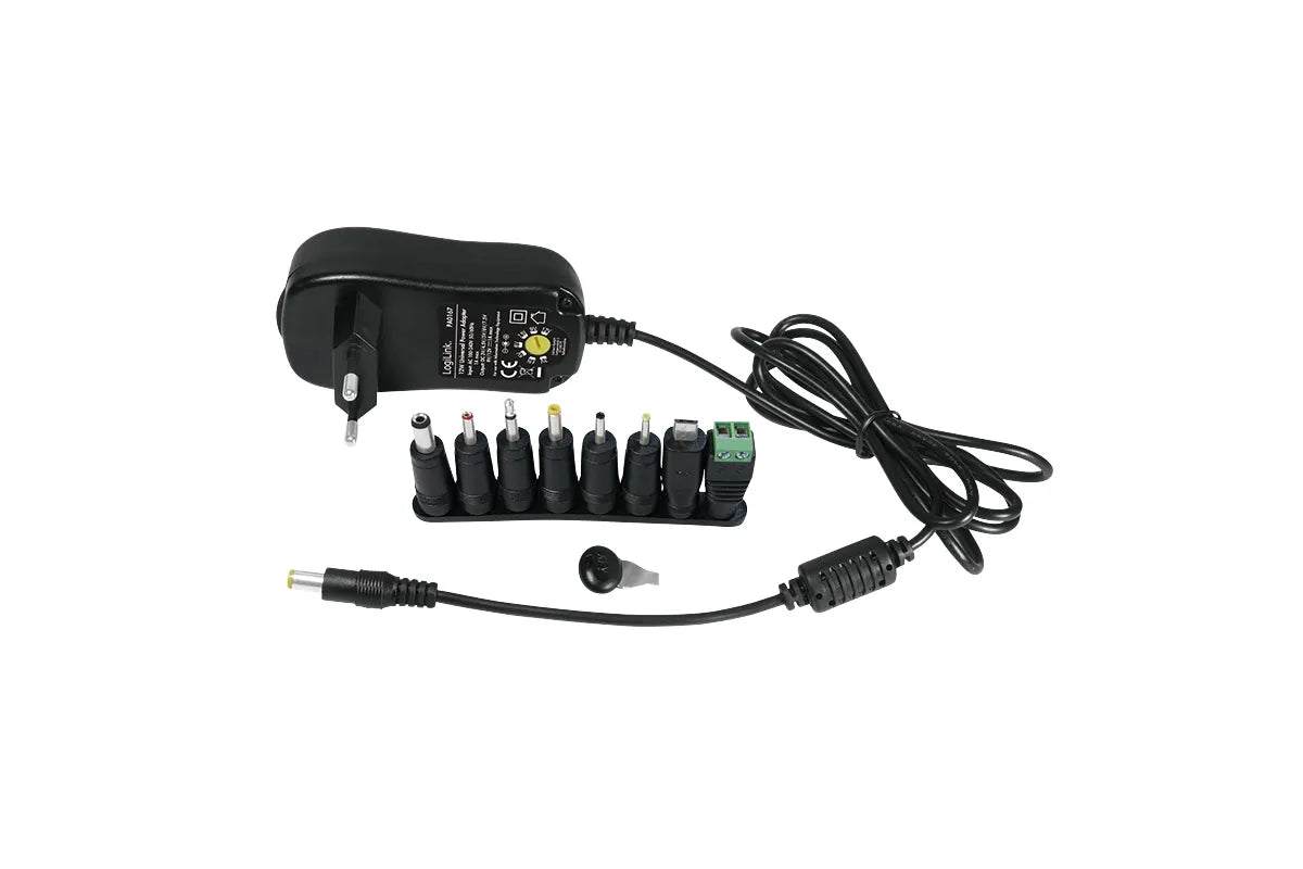 LogiLink PA0167 netvoeding & inverter Binnen 12 W Zwart