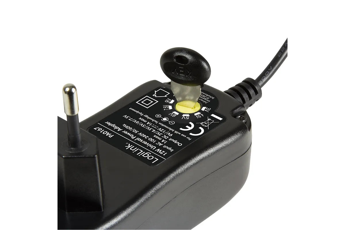 LogiLink PA0167 netvoeding & inverter Binnen 12 W Zwart