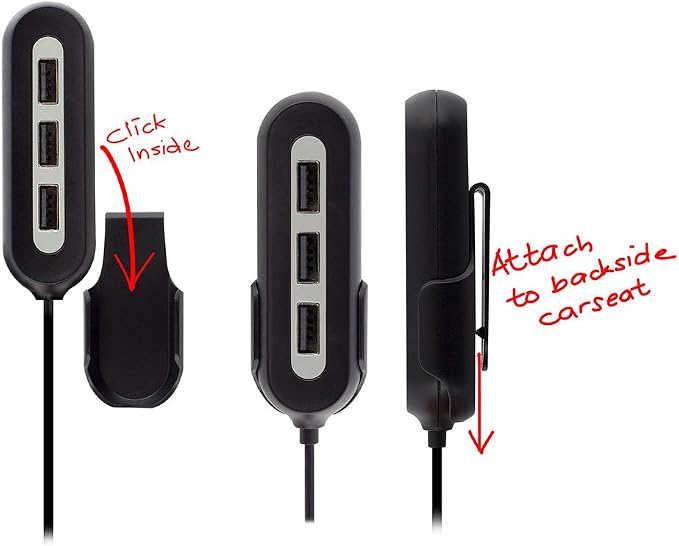 Ewent EW1355 USB AUTOLADER 2+3 POORTS 10.8A