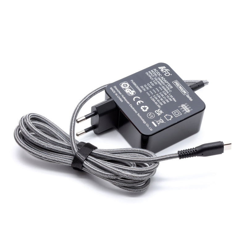 Premium RETAIL Wall Charger USB-C 65 Watt 5 – 20v 3.25A