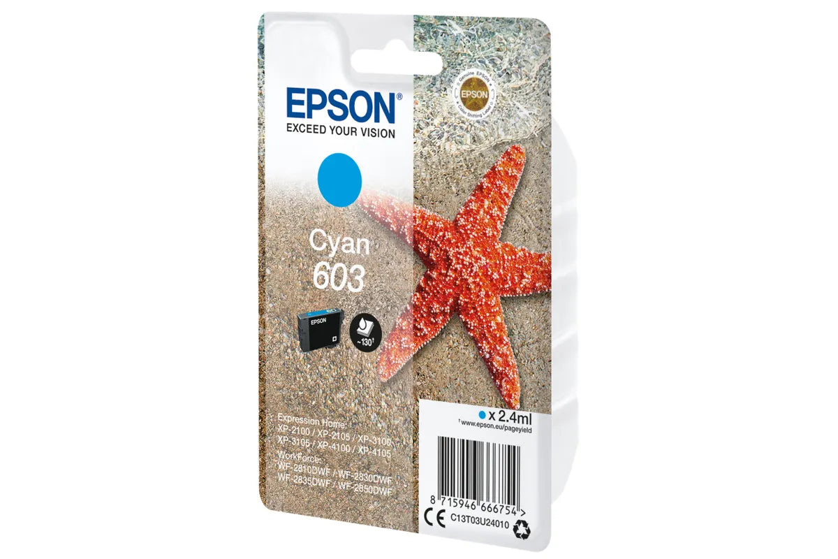 EPSON Singlepack Cyan 603 Ink