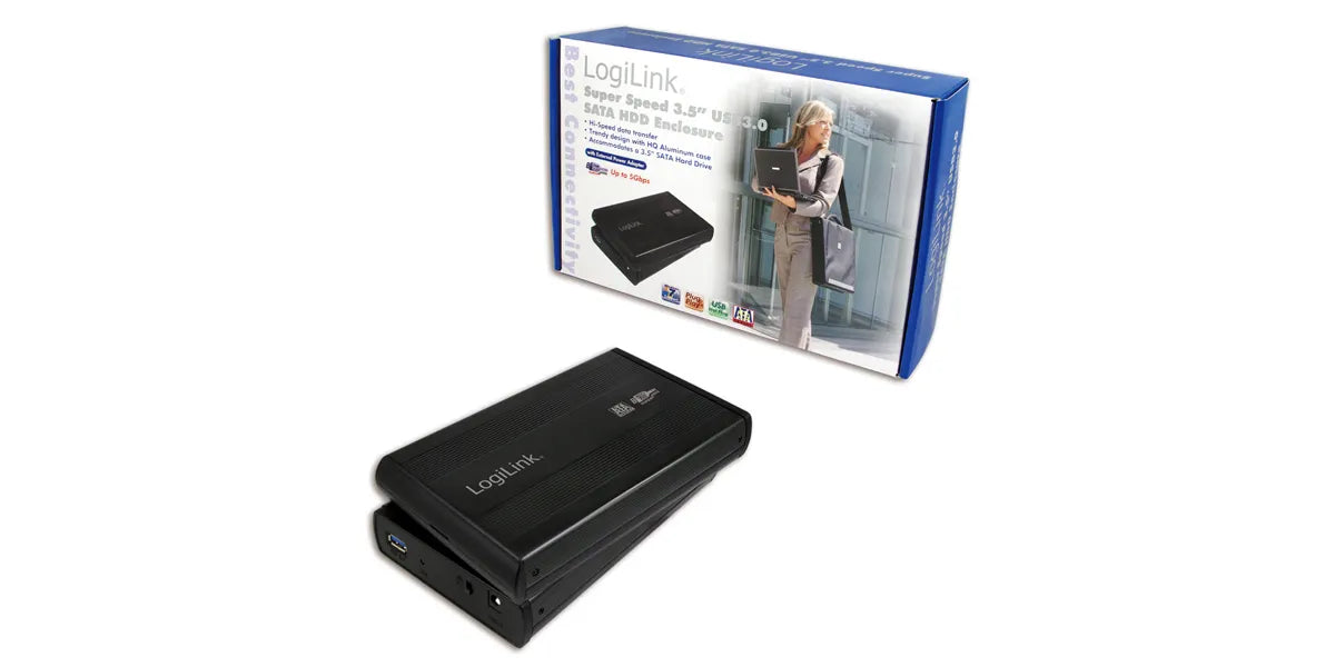 LogiLink UA0107 behuizing voor opslagstations Zwart 3.5"