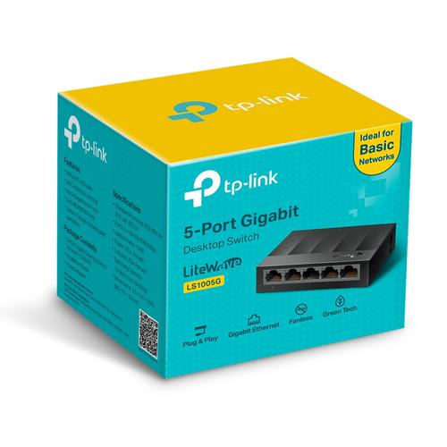 TP-Link LS1005G netwerk-switch Unmanaged Gigabit Ethernet (10/100/1000) Zwart