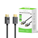 Rixus RXHU11 Premium HDMI-kabel 8K 1 mtr. Space Gray