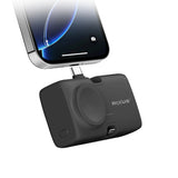 Rixus RXPB13 Mini Click-On 3-in-1 Powerbank 4500mAh Zwart