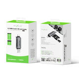 Rixus RXCR02 4 in 1 USB 3.0, USB-C To SD/TF Card Reader Space Gray
