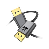 Rixus RXDP12 DisplayPort-kabel 8K 2 Mtr. Space Grey