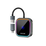 Rixus RXCP05 Draadloze CarPlay Adapter Metallic Grijs