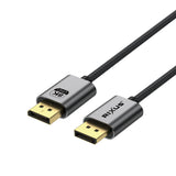 Rixus RXDP12 DisplayPort-kabel 8K 2 Mtr. Space Grey
