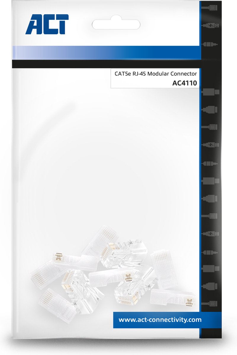 Act AC4110 MODULAR CONNECTOR RJ45 (10ST.)