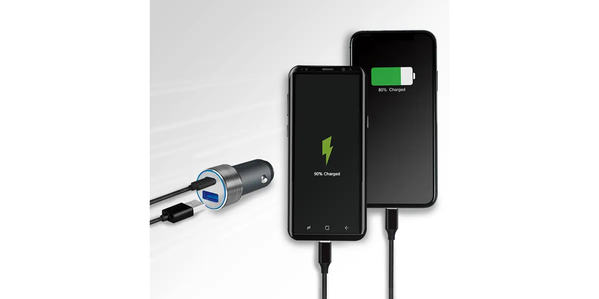 LogiLink PA0252 oplader voor mobiele apparatuur Universeel Grijs Sigarettenaansteker Snel opladen Auto