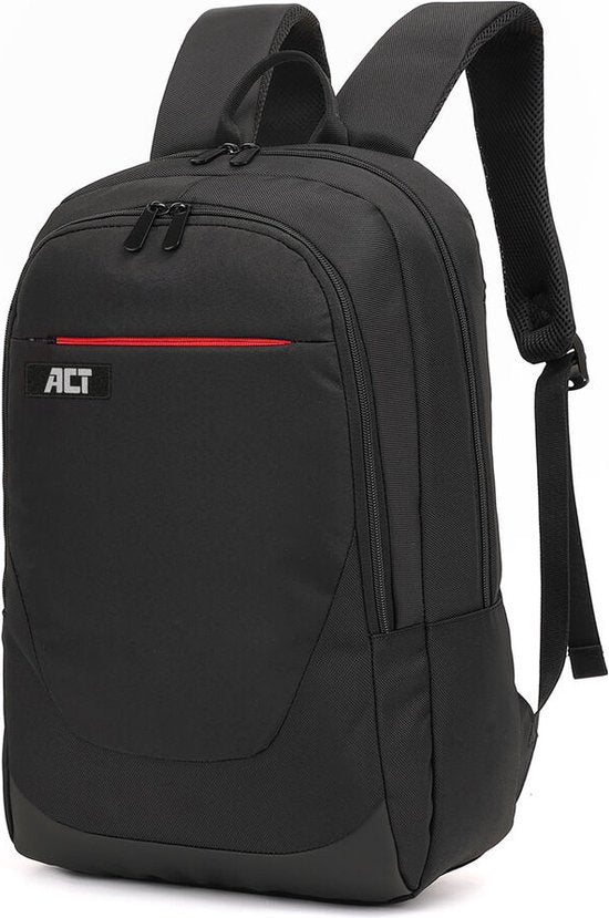 ACT AC8565 Suburb rugzak voor laptops tot 15,6", gemaakt van gerecyclede plastic flessen 15,6