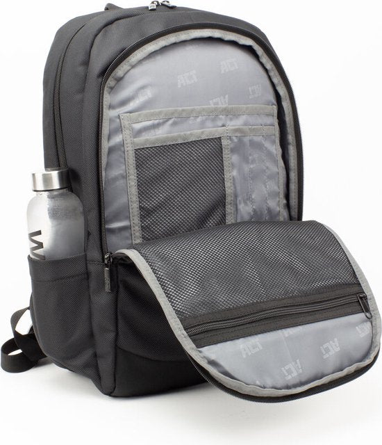 ACT AC8565 Suburb rugzak voor laptops tot 15,6", gemaakt van gerecyclede plastic flessen 15,6