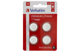 Verbatim LITHIUM BATTERY CR2032 3V 4 PACK