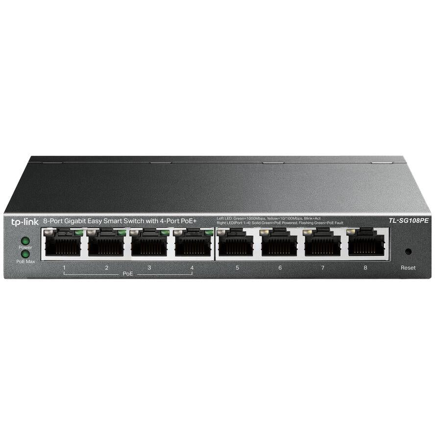 Switch TP-Link 8x GE TL-SG108PE (4xPOE)