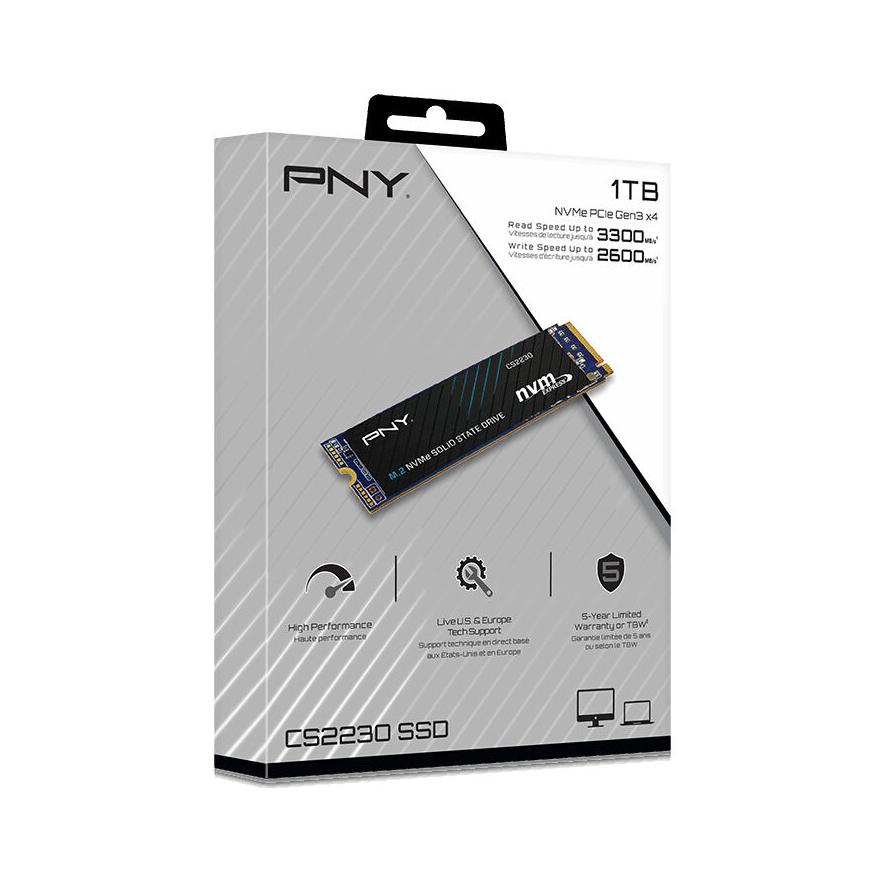 SSD 1TB PNY M.2 PCI-E NVMe Gen3 CS2230 retail