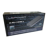 LC-Power SSD-behuizing voor NVMe-M.2-SSD LC-M2-C-NVME-3