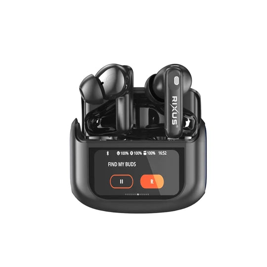 Rixus RXBH63B Wireless Earbuds Touch Case Pro Black