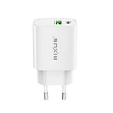 Rixus RX90S Adaptive Fast Charger QC 3.0 And PD 20W