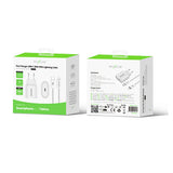 Rixus RXHC30L Fast Charger USB-C To Lightning Cable 1.8m 30W White