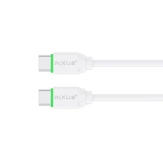 Rixus RX2017 Data Sync And Fast Charge Cable USB-C To USB-C 3m