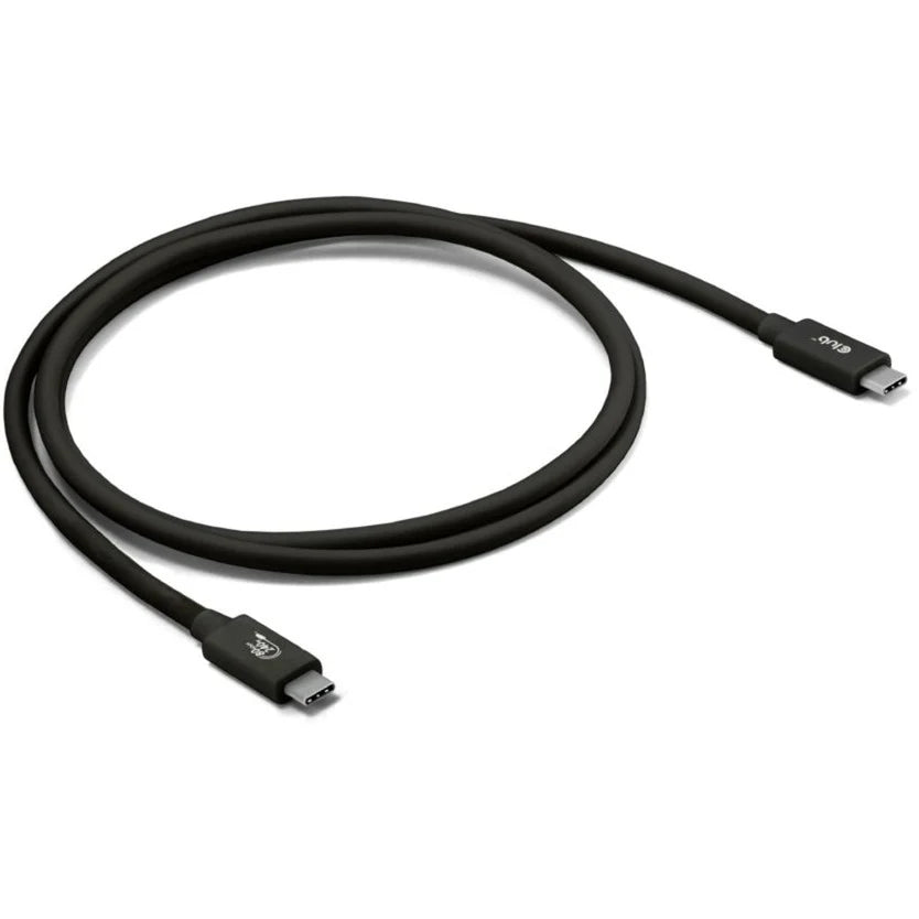 CLUB3D USB 80Gbps Certified 240W 8K240Hz Type-C® 1.2m / 3.94ft Black thunderbolt Cable