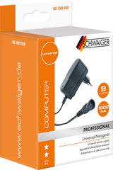 Schwaiger NG1000USB 011 netvoeding & inverter Binnen 16,5 W Zwart