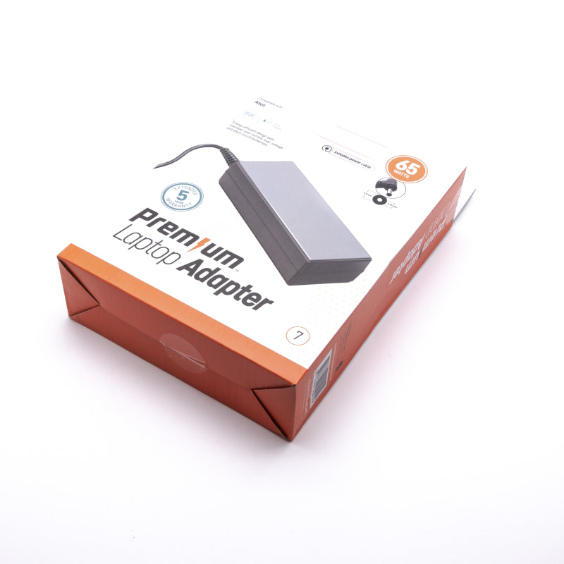 Premium adapter in retailverpakking  Asus 19V 3,42A 4,0mm * 1,35mm incl. netsnoer