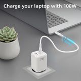 Act AC2175 USB-C-lader 100W met 2 poorten, Power Delivery 3.2, PPS, AVS, Quick Charge en GaNFast