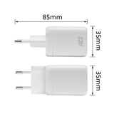 Act AC2175 USB-C-lader 100W met 2 poorten, Power Delivery 3.2, PPS, AVS, Quick Charge en GaNFast