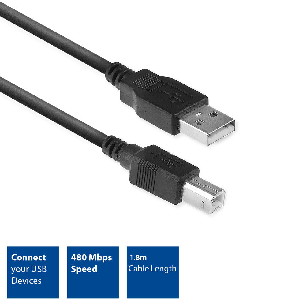 Ewent ew9620 USB 2.0 Connection Cable 1.8 Meter ( AC3032 )